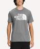 Футболка S/S Half Dome Tee (Мужской; M; medium grey heather/white)